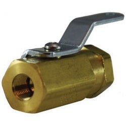 46922 Miniature Ball Valve, 1/4 in Nominal, FIP x FIP, 1000 psig Pressure, Brass Body - GetHydraulics.com