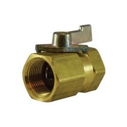 46924 Miniature Ball Valve, 1/2 in Nominal, FIP x FIP, 1000 psig Pressure, Brass Body - GetHydraulics.com