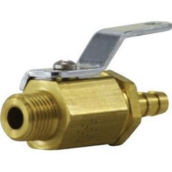 47042 Miniature Ball Valve, 1/4 x 1/8 in Nominal, Hose Barbed x MIP, 1000 psig Pressure - GetHydraulics.com