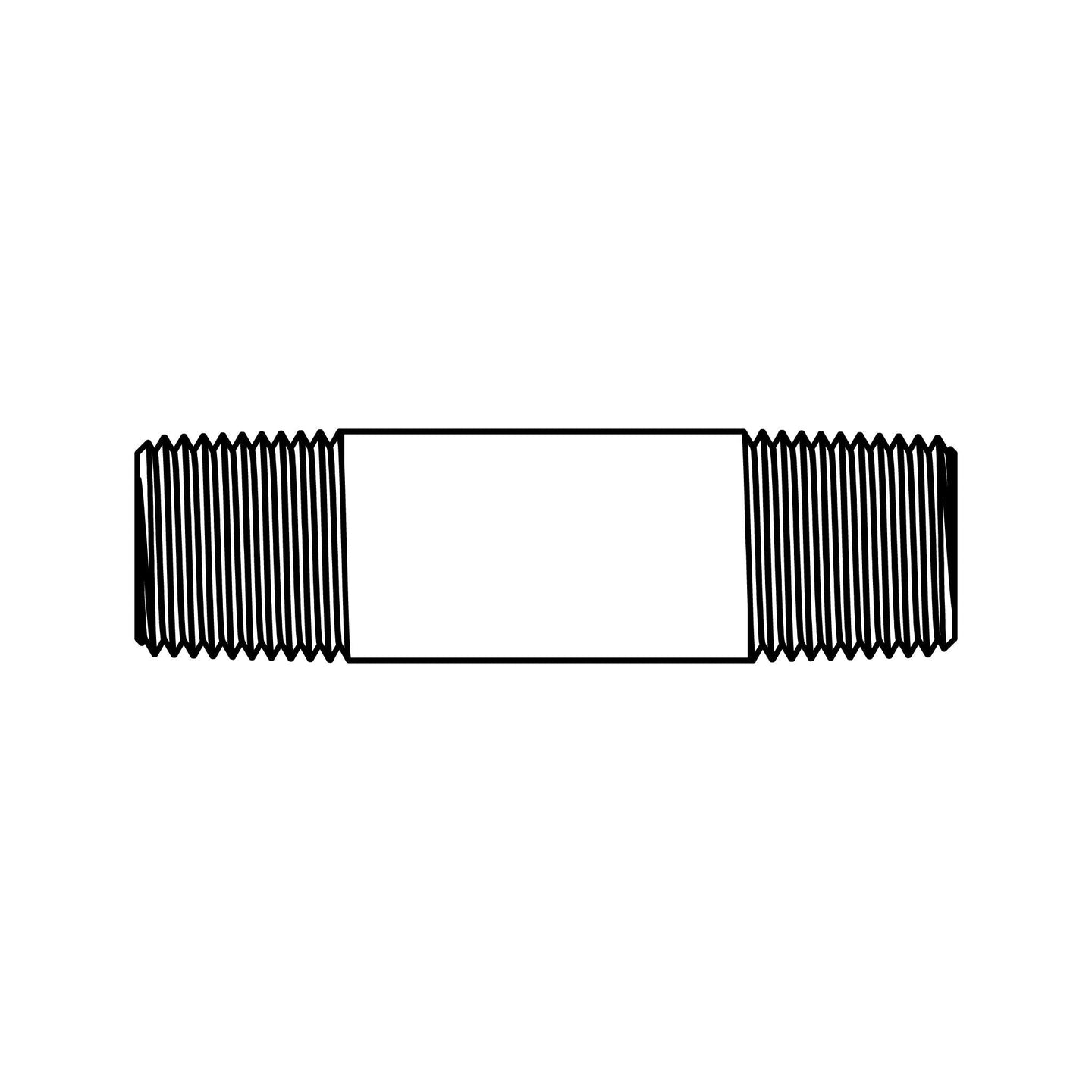 5400 - N - 04 - 3.0 Long Pipe Nipple - GetHydraulics.com