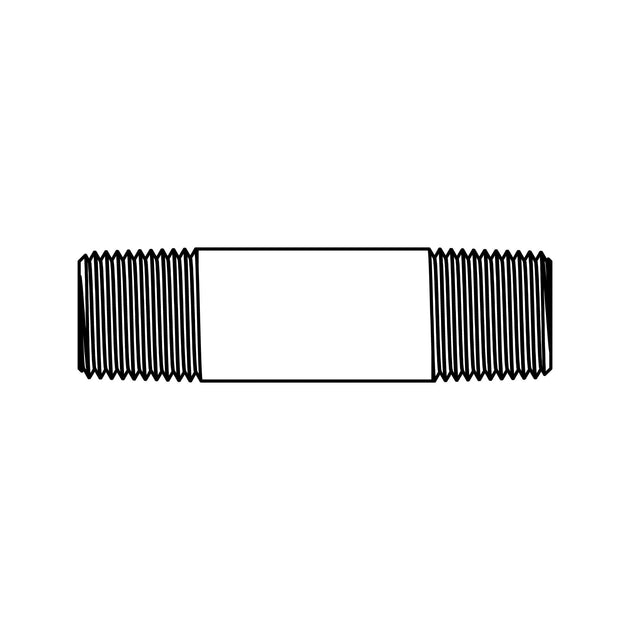 5400 - N - 24 - 6.0 Long Pipe Nipple - GetHydraulics.com