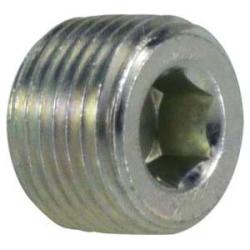 5406HHP8 Hollow Hex Pipe Plug, 1/2 - in Male NPTF, Steel - GetHydraulics.com