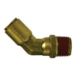 541008S 45 - deg Swivel Elbow, 5/8 - in Push - In x 1/2 - in MNPTF, Brass - GetHydraulics.com