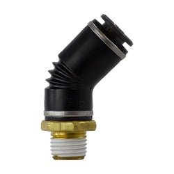 541008SC D.O.T. 45 - deg Male Elbow, 5/8 - in Push - to - Connect x 1/2 - in Male NPT, Composite - GetHydraulics.com