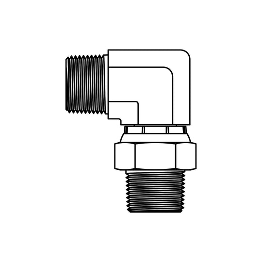 5500 - S - 12 - 12 Pipe Swivel Elbow 90 - GetHydraulics.com