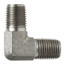 5500126 90 - deg Elbow, 3/4 - in Male NPTF x 3/8 - in Male NPTF, Steel - GetHydraulics.com