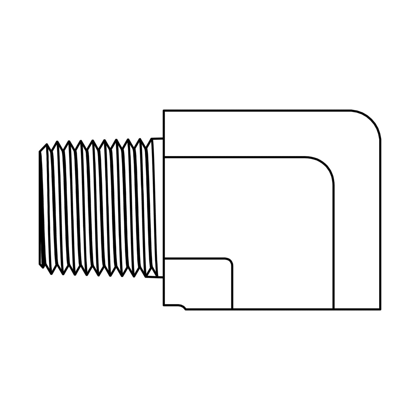 5502 - X - 08 - 08 Short Body Street Pipe Elbow 90 - GetHydraulics.com
