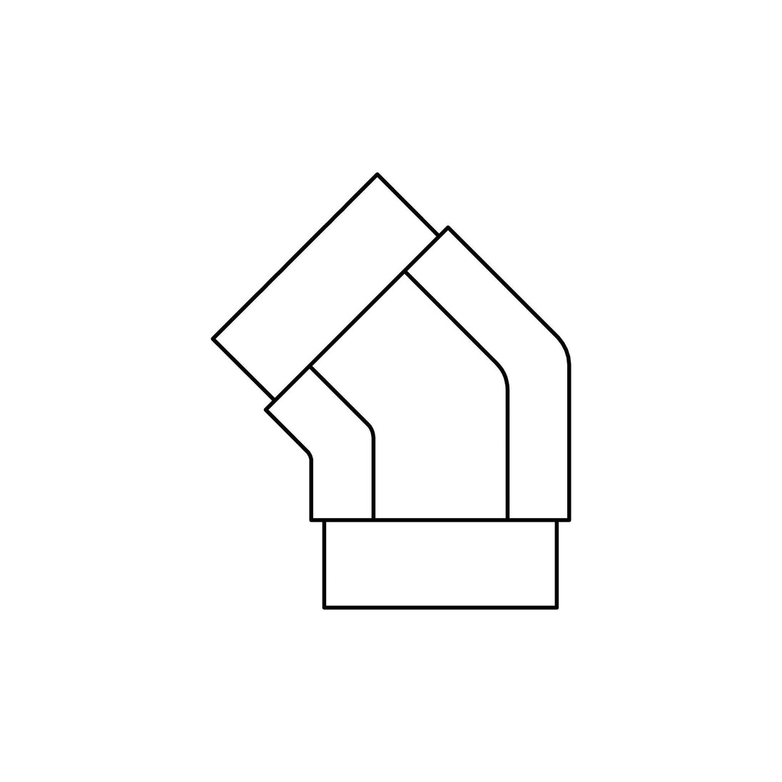 5505 - 16 - 16 Pipe Elbow 45 - GetHydraulics.com