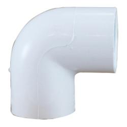 55723 90 - deg Elbow, 1 - 1/4 - in Female Socket x 1 - 1/4 - in Female Socket, PVC, White, SCH 40 - GetHydraulics.com