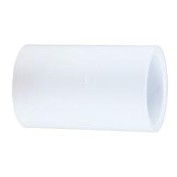 55741 Pipe Coupling, 2 - in Female Socket x 2 - in Female Socket, PVC, White, SCH 40 - GetHydraulics.com
