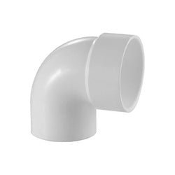55905 90 - deg DWV Street Elbow, 1 - 1/2 - in Male Spigot x 1 - 1/2 - in Female Socket, PVC - GetHydraulics.com