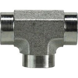 560524 Tee, 1 - 1/2 in FPT x 1 - 1/2 in FPT x 1 - 1/2 in FPT, Steel - GetHydraulics.com