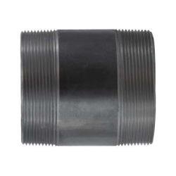 57322 Welded Pipe Nipple, 8 in MPT x 8 in MPT, 8 in L, Steel, Black, SCH 40 Schedule, 150 lb - GetHydraulics.com