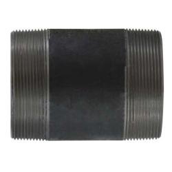 59300SMLS Seamless Pipe Nipple, 6 in MPT x 6 in MPT, Close L, Steel, Black, SCH 80 Schedule - GetHydraulics.com