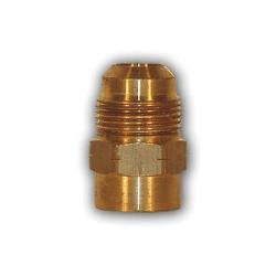 601 - 86 Adapter, 1/2 in Female Flared x 3/8 in Male Flare, Brass - GetHydraulics.com