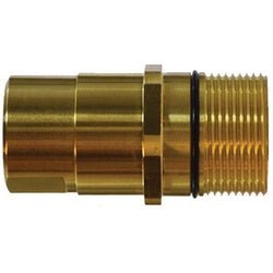 61054 Quick Disconnect Drybreak Coupler with Wing Nut, 1 - 1/4 in 1 - 1/4 in FNPT, Brass - GetHydraulics.com