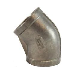62191 45 - deg Elbow, 4 - in Female NPT x 4 - in Female NPT, Stainless Steel, 150 lb - GetHydraulics.com