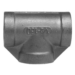 62260 Pipe Tee, 3 - in Female NPT x 3 - in Female NPT x 3 - in Female NPT, Stainless Steel, 150 lb - GetHydraulics.com