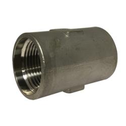 62418DC Drop Coupling, 2 in FPT x 2 in FPT, Stainless Steel, 150 lb - GetHydraulics.com