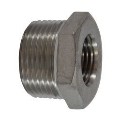 62541 Hex Bushing, 4 - in Male NPT x 2 - in Female NPT, 304 Stainless Steel, 150 lb - GetHydraulics.com