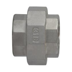 62607 Union, 1 - 1/2 - in Female NPT x 1 - 1/2 - in Female NPT, Stainless Steel, 150 lb - GetHydraulics.com