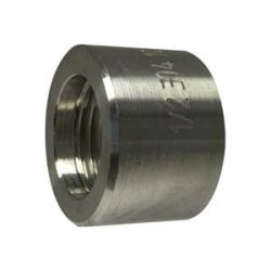 62680B1 Barstock Half Coupling, 3 in FPT x 3 in Butt Weld, Stainless Steel - GetHydraulics.com