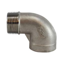 63171 90 deg Street Elbow, 4 in MNPT x 4 in FNPT, Stainless Steel, 150 lb - GetHydraulics.com