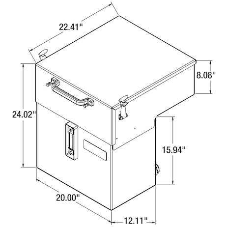 6381540 15 Gallon Central Hydraulic System - 4 Function, Electric On/Off, Standard Reservoir, No GPS - GetHydraulics
