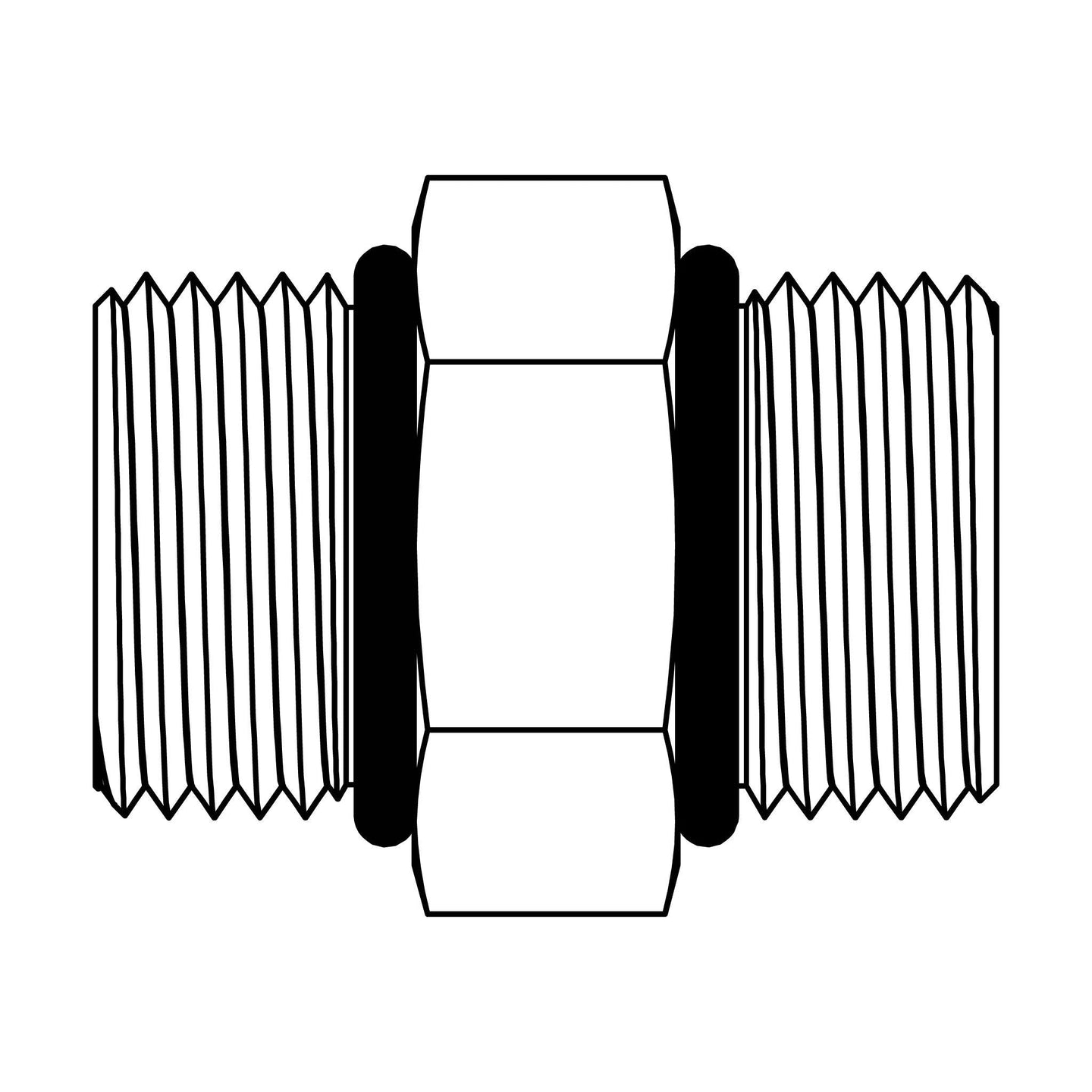 6403 - 20 - 20 O-Ring Union - GetHydraulics.com