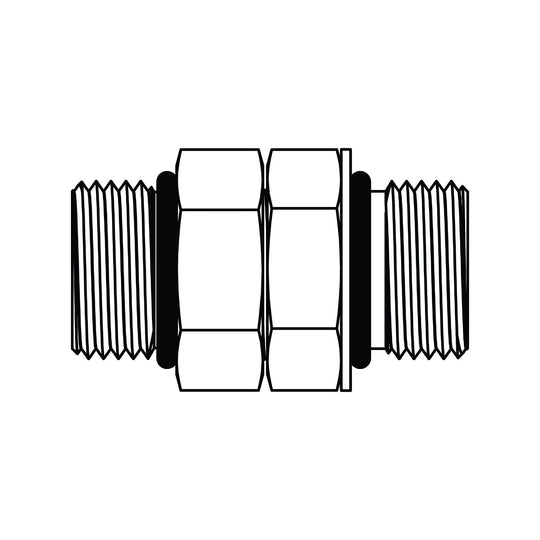 6403 - NWO - 20 - 20 O-Ring Adjustable Union - GetHydraulics.com