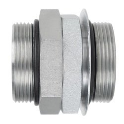 6403AO8 Adjustable Union, 1/2 - in Male Adjustable O-Ring Boss x 1/2 - in Male Adjustable O-Ring Boss, Steel - GetHydraulics.com
