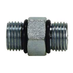 6403O12 Union Hex Nipple, 3/4 - in Male O-Ring Boss x 3/4 - in Male O-Ring Boss, Steel - GetHydraulics.com