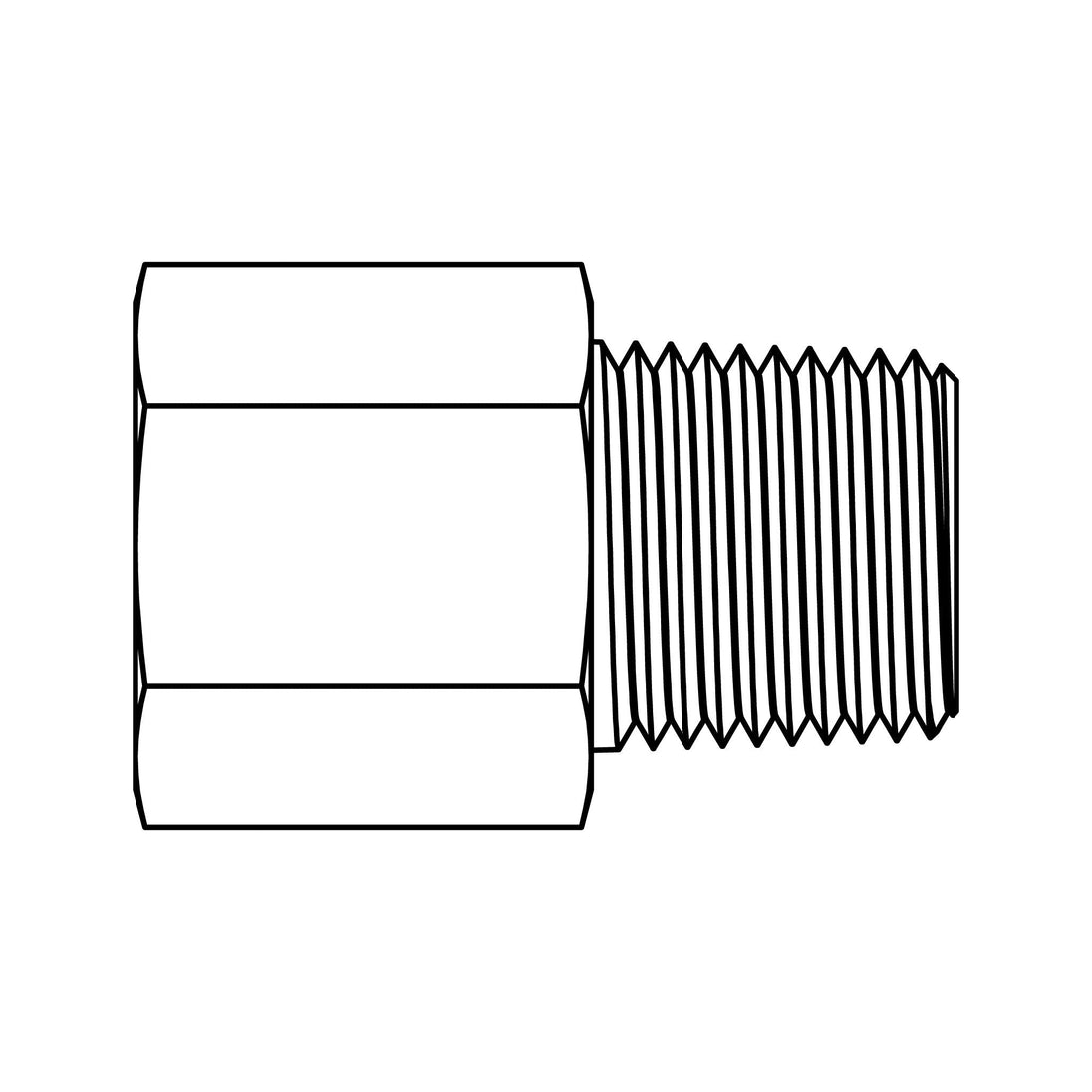 6404 - 06 - 06 O-Ring to Pipe - GetHydraulics.com