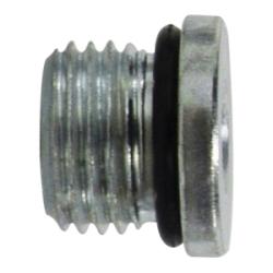 6408HO2 Hollow Hex Plug, 1/8 - in Male O-Ring Boss, Steel - GetHydraulics.com