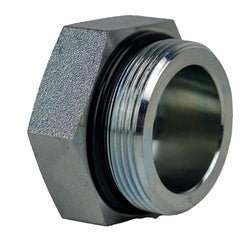 6408O10 - WP External Hex Plug, 5/8 - in Male O-Ring Boss, Steel, with weep hole - GetHydraulics.com