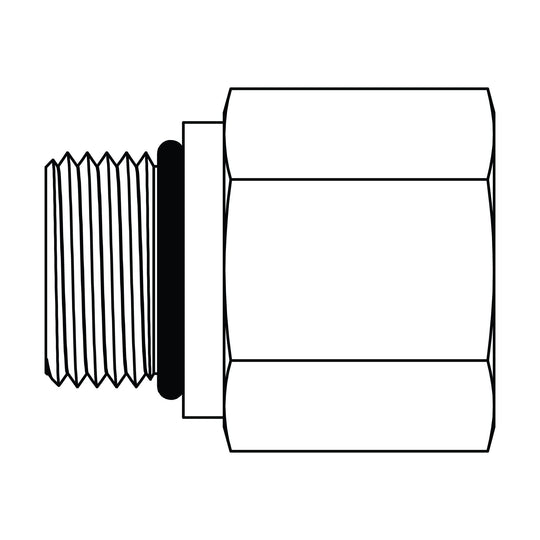 6410 - 08 - 10 O-Ring to O-Ring Reducer/Expander/Extender - GetHydraulics.com