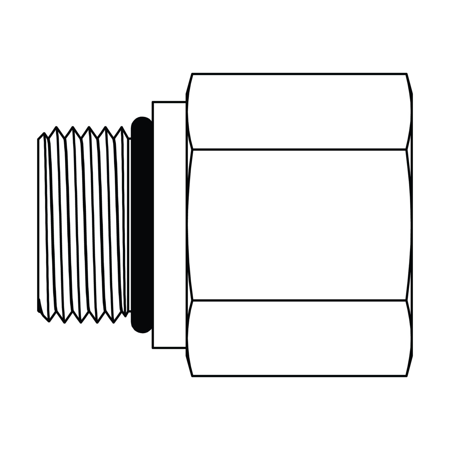 6410 - 16 - 20 O-Ring to O-Ring Reducer/Expander/Extender - GetHydraulics.com