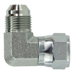650014 90 - deg Swivel Elbow, 7/8 - in Male JIC x 7/8 - in Female JIC Swivel, Steel - GetHydraulics.com