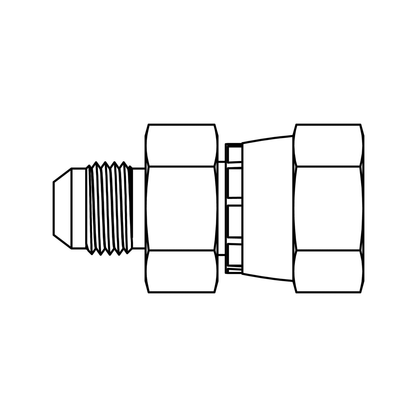 6504 - 20 - 20 JIC Swivel Extender - GetHydraulics.com