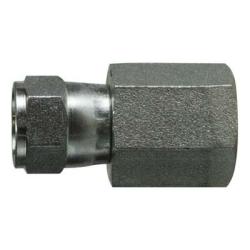650688 Adapter, 1/2 in JIC Swivel x 1/2 in FPT, Steel - GetHydraulics.com