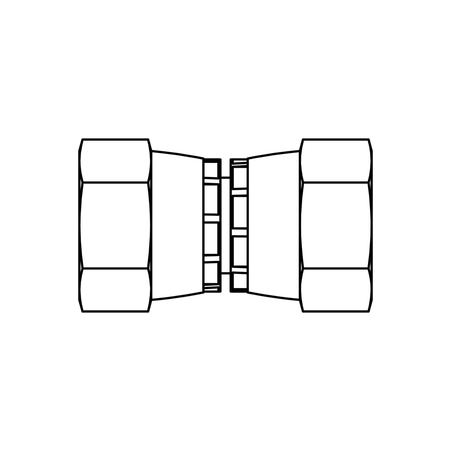 6510 - 08 - 08 JIC Swivel Union - GetHydraulics.com