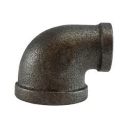 65131 90 deg Reducing Elbow, 1 in FPT x 3/4 in FPT, Iron, Black, 150 lb - GetHydraulics.com