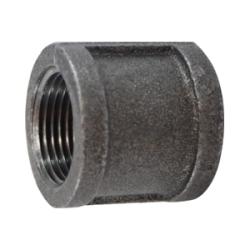 65416 Coupling, 1 - 1/4 in FPT x 1 - 1/4 in FPT, Iron, Black, 150 lb - GetHydraulics.com