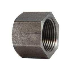 67476 Hex Cap, 1 - 1/4 in FNPT, Steel, Black, 150 lb - GetHydraulics.com
