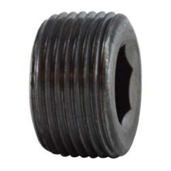 67763F Flush Plug, 3/8 in MPT, Steel, Zinc - Plated - GetHydraulics.com