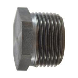 67771 Solid Hex Head Plug, 1/4 in MNPT, Steel, Black, 150 lb - GetHydraulics.com