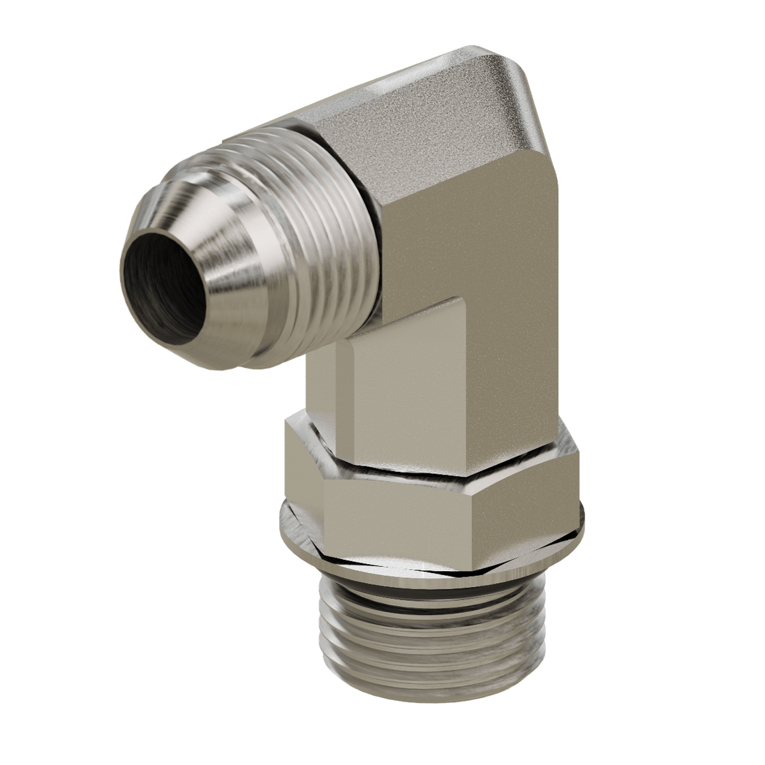 6801 - L - 06 - 08 JIC to O-Ring - Long Elbow 90 - GetHydraulics.com