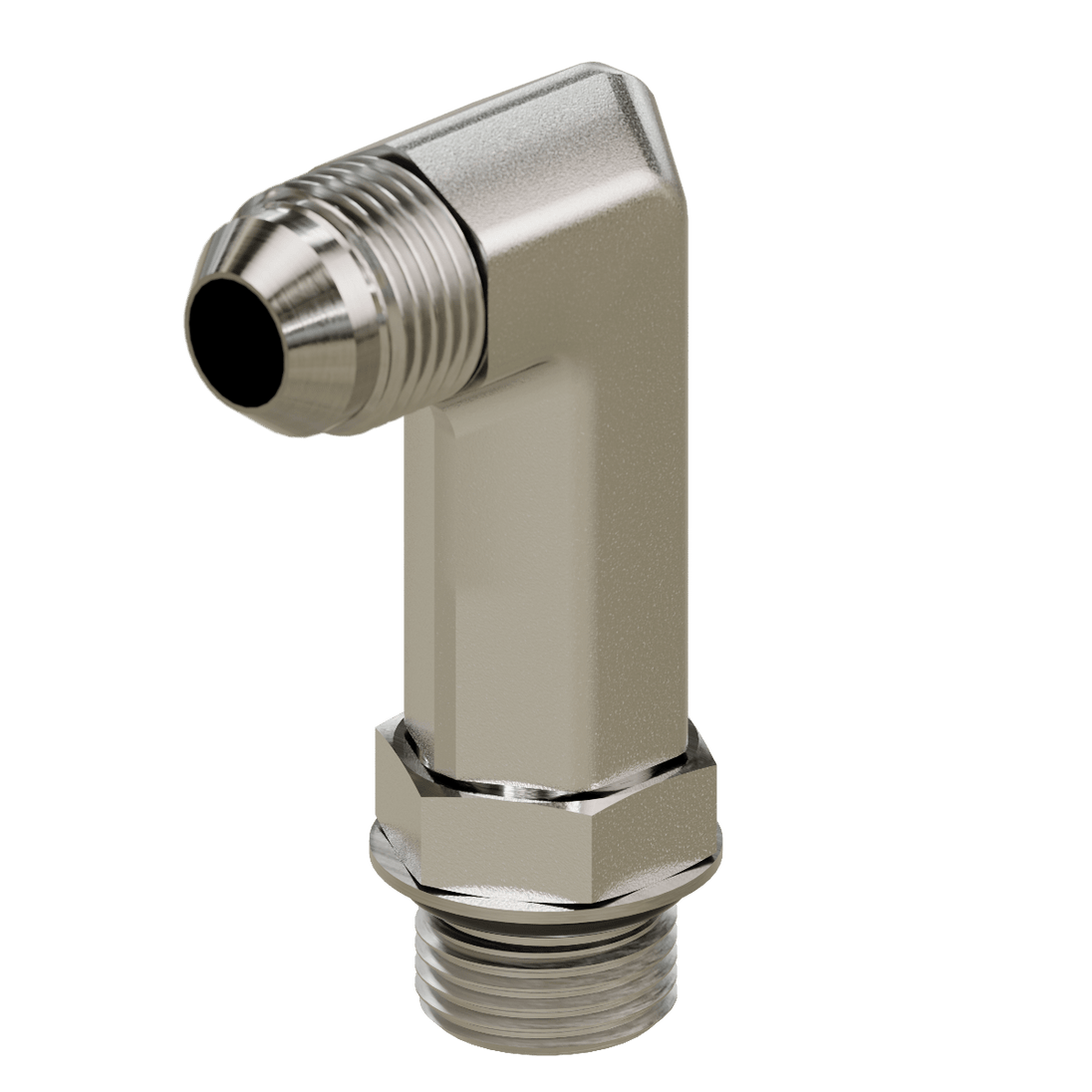 6801 - LL - 06 - 08 JIC to O-Ring - Extra Long Elbow 90 - GetHydraulics.com