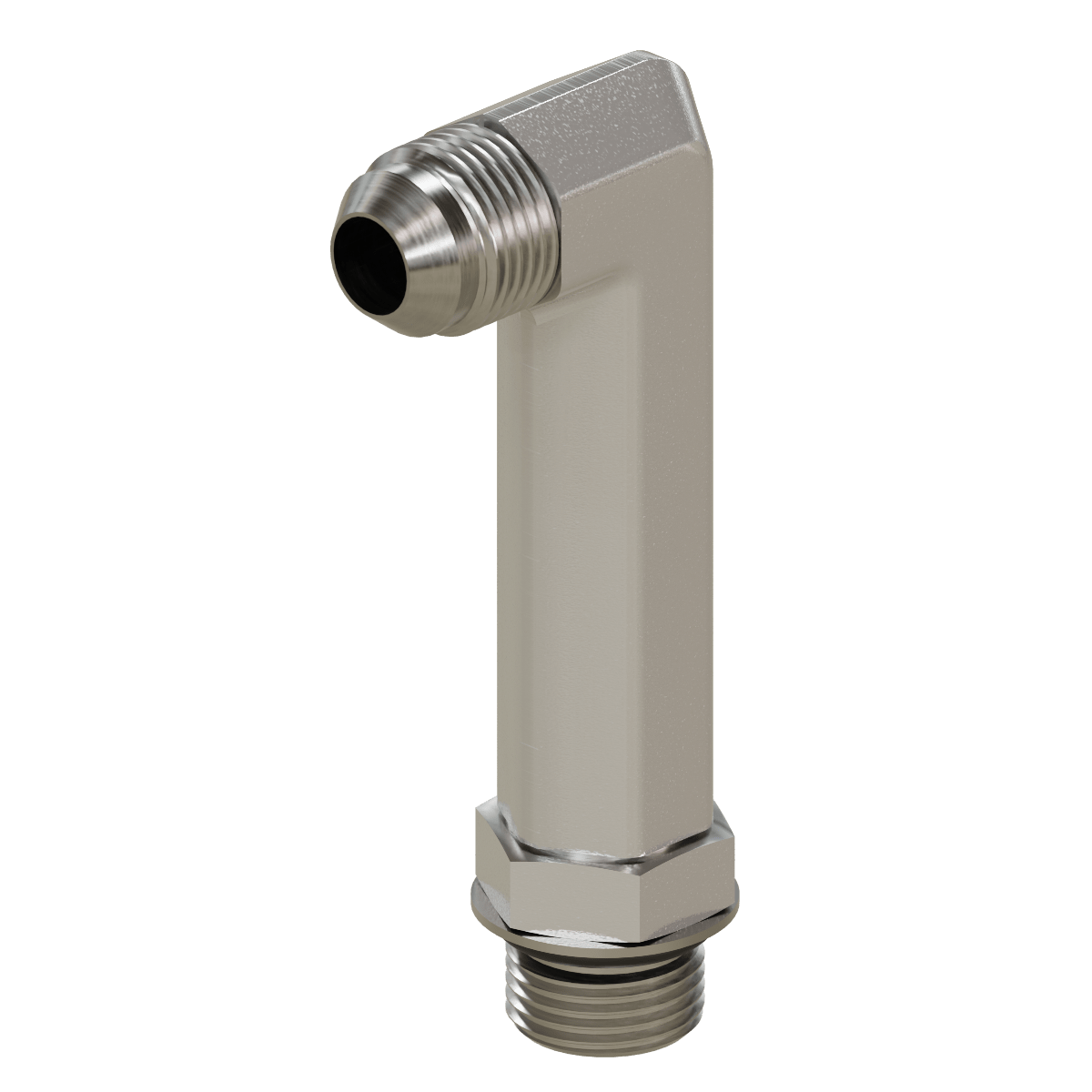 6801 - LLL - 06 - 06 JIC to O-Ring - Extra Extra Long Elbow 90 - GetHydraulics.com