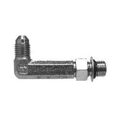 6801LLLNWO8 90 - deg Extra Extra Long Elbow, 1/2 in Male JIC x 1/2 in Male Adjustable ORB, Steel - GetHydraulics.com